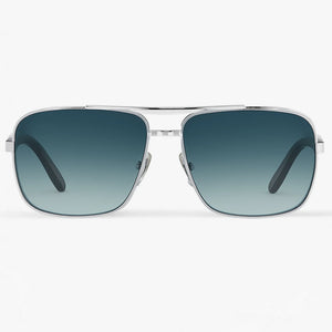 Andrew Tate Sunglasses - Silver / Blue