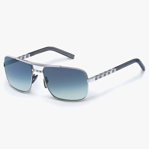 Andrew Tate Sunglasses - Silver / Blue