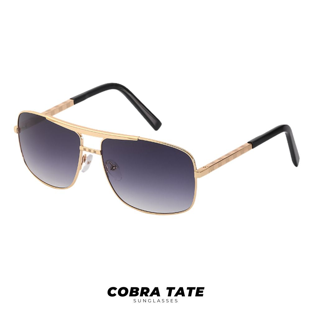 Andrew Tate Sunglasses - Gold / Black